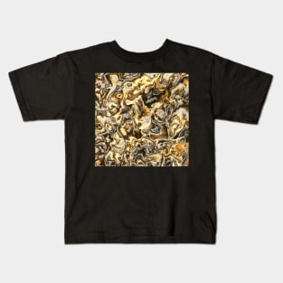 Gold Marble Kids T-Shirt